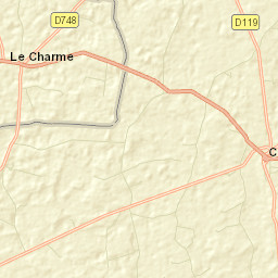 Champignelles Street Map