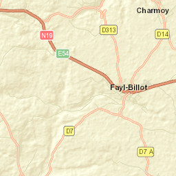 Fayl-Billot Street Map