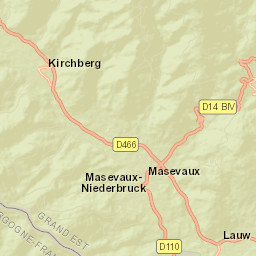 Masevaux Street Map