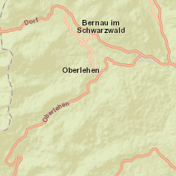 Bernau Street Map