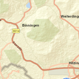 Hilzingen Street Map