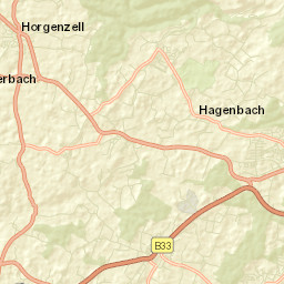 Horgenzell Street Map
