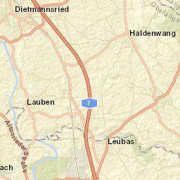 Haldenwang Street Map