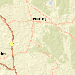 Huglfing Street Map
