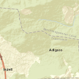 Inzell Street Map