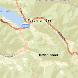 Fuschl am See Street Map
