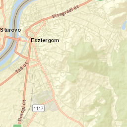 Esztergom Street Map