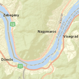 Visegrád Street Map