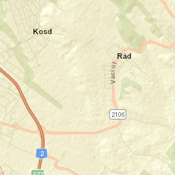 Váci Járás Street Map