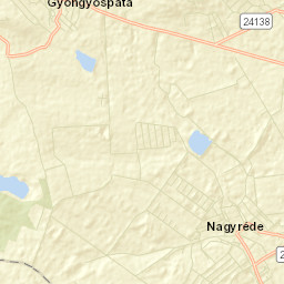 Nagyréde Street Map