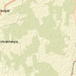 Nyírbogát Street Map