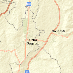 Ocna Şugatag Street Map