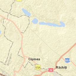 Comuna Răchiţi Street Map