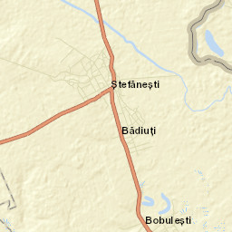 Ștefănești Street Map