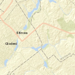 Glodeni Street Map