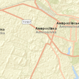 Amvrosiyivka Street Map