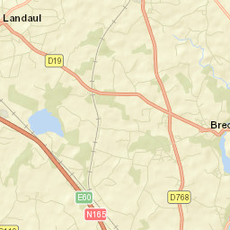 Brech Street Map