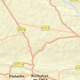 Pluherlin Street Map