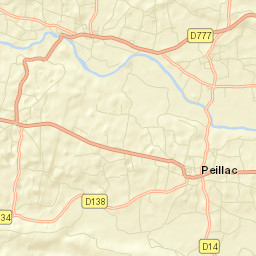 Peillac Street Map