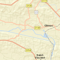 Saint-Vincent-sur-Oust Street Map