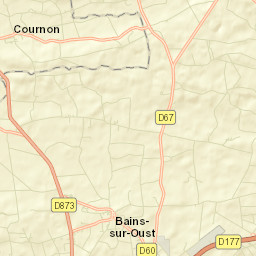 Bains-sur-Oust Street Map