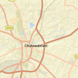 Châteaubriant Street Map