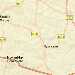 Noyant-la-Gravoyère Street Map