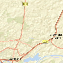 Clermont-Créans Street Map