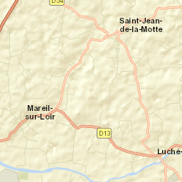 Luché-Pringé Street Map