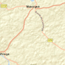 Mansigné Street Map