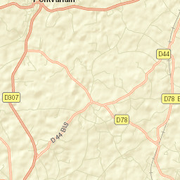 Pontvallain Street Map