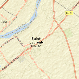 Saint-Laurent-Nouan Street Map