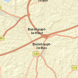 Burnhaupt-le-Bas Street Map