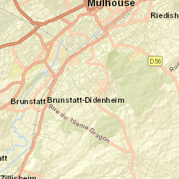 Riedisheim Street Map