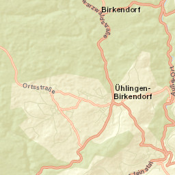 Ühlingen-Birkendorf Street Map