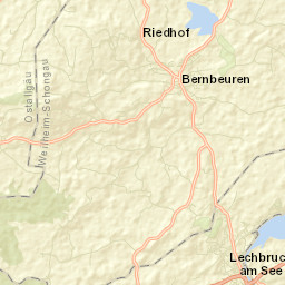 Bernbeuren Street Map