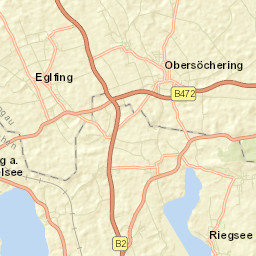 Riegsee Street Map