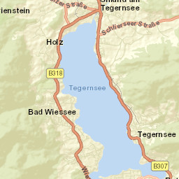 Tegernsee Street Map