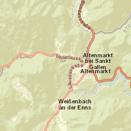 Altenmarkt bei Sankt Gallen Street Map