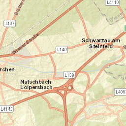 Breitenau Street Map