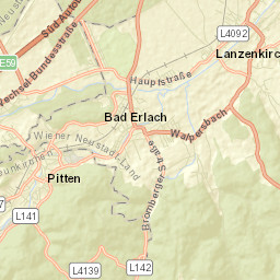 Pitten Street Map