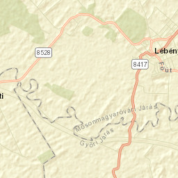 Lébény Street Map