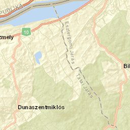 Dunaszentmiklós Street Map