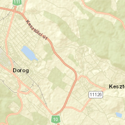 Kesztölc Street Map