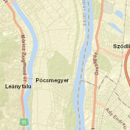 Tahitótfalu Street Map