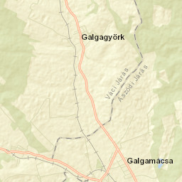 Galgamácsa Street Map