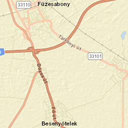 Besenyőtelek Street Map