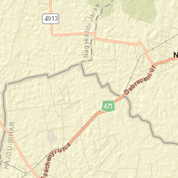 Nyíradony Street Map