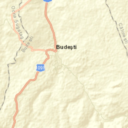 Budeşti Street Map