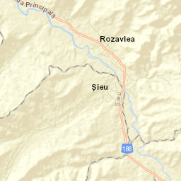 Comuna Şieu Street Map